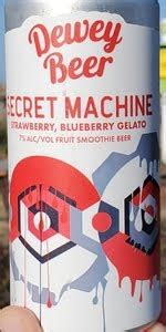 WTOP’s Beer of the Week: Dewey Secret Machine Strawberry Blueberry Gelato